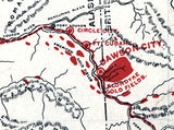 1897 Map of The Alaskan Gold Fields