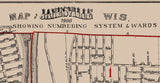 1900 Map of Janesville Wisconsin