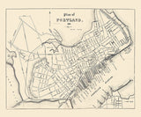 1858 Map of Portland Maine