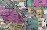 1889 Map of Portland Oregon