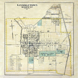 1879 Map of Georgetown Scott County Kentucky