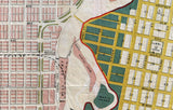 1887 Map of the town of Little Falls Minnesota