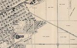 1912 Map of Grand Island Hall County Nebraska