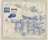 1920 Map of Vancouver British Columbia Canada