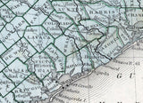 1865 Map of Texas