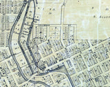 1860 Map of Saint Marys Auglaize County Ohio