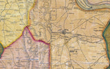 1853 Map of Loudoun County Virginia RARE