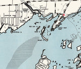 1960 Map of Indian Lake Logan County Ohio