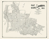 1941 Map of Columbia South Carolina