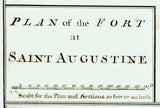 1763 Plan of the Fort at Saint Augustine Florida