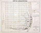 1838 Map of Apalachicola Florida