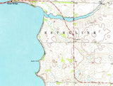 1969 Topo Map of Lake Poinsett South Dakota