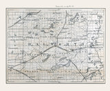 1880 Map of Walworth County Wisconsin Geneva Lake