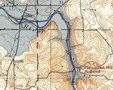 1912 Map of Knox Lake Ohio Butler Perrysville