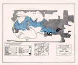 1958 Map of Findley Lake Lorain County Ohio