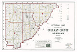 1902 Map of Cullman County Alabama