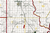 1902 Map of Cullman County Alabama