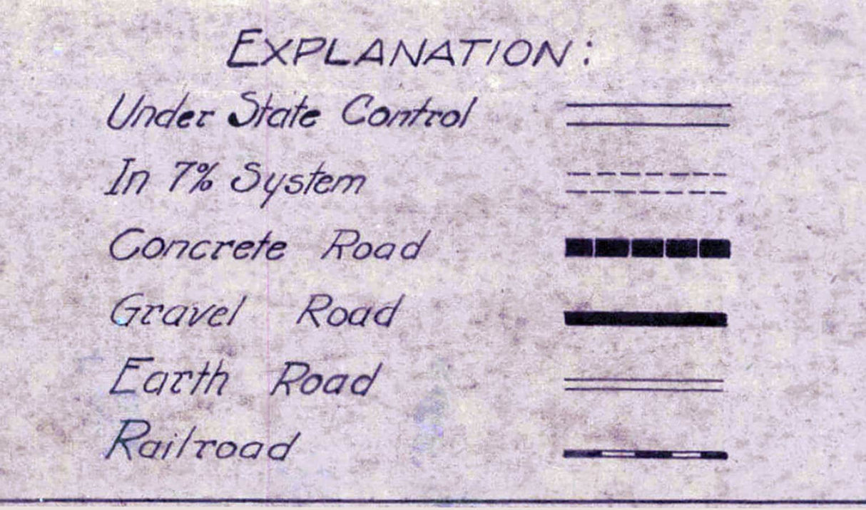 1916 Map of Mobile County Alabama