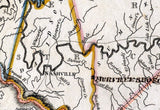 1814 Map of the State of Tennessee