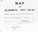 1892 Map of Elizabeth City County Virginia