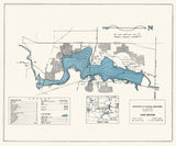 1960 Map of Lake Milton Mahoning County Ohio
