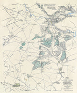 1862 Map of Eastern Virginia and Part of Spotsylvania County