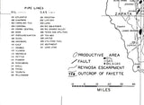 1935 Map of Texas Oil and Gas Fields