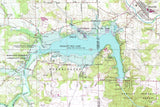 1990 Map of Pleasant Hill Lake Ohio Perrysville