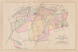 1896 Town Map of Milton Norfolk County Massachusetts