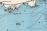 1960 Map of Lake Saint Marys Mercer and Auglaize County Ohio