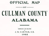 1902 Map of Cullman County Alabama