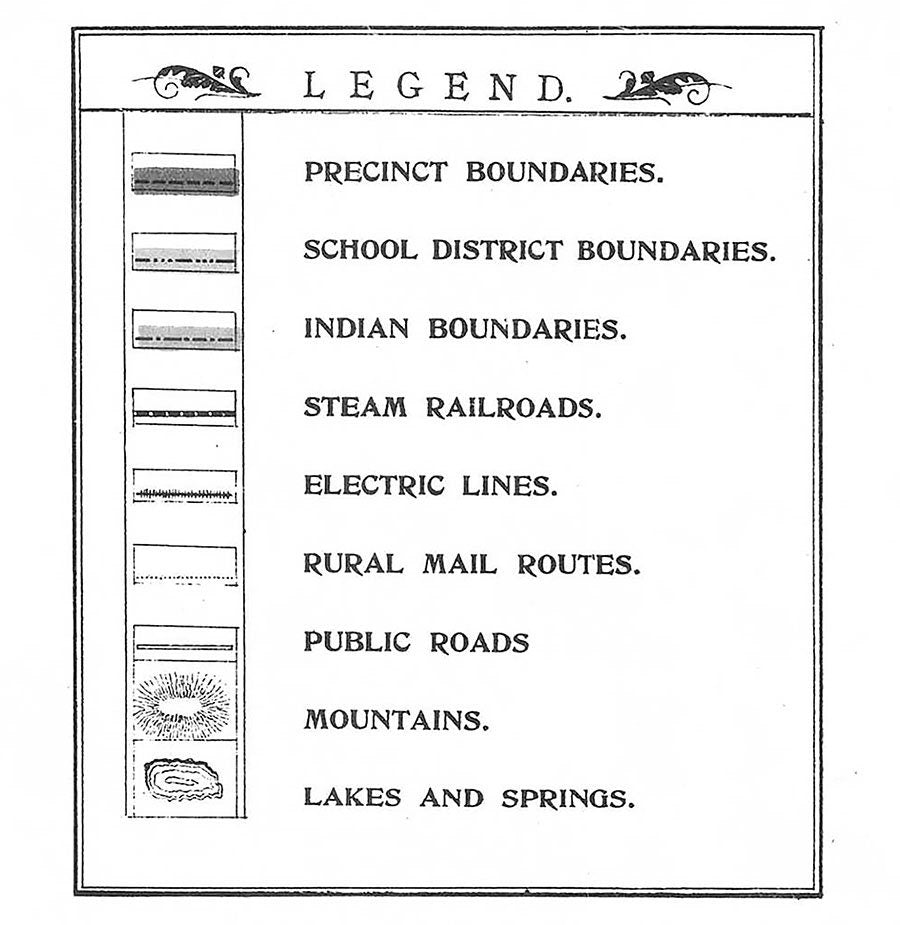 1909 Map of Madison County Alabama