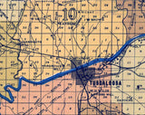 1920 Map of Tuscaloosa County Alabama