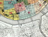 1893 Map of Cincinnati Ohio and Vicinity
