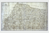 1864 Map of Mecklenburg County Virginia