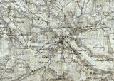 1864 Map of Mecklenburg County Virginia