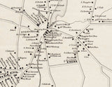 1851 Town Map of Upton Worcester County Massachusetts