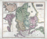 1814 Map of Denmark