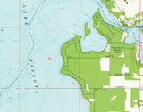 1972 Map of Lake Wissota Wisconsin