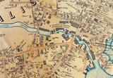1854 Map of Salisbury & Amesbury Essex County Massachusetts