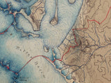1800s Map of Lake Mono California