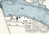 1961 Map of Madison Lake Madison County Ohio