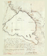 1838 Map of Lake Okeechobee Florida