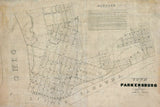 1855 Map of Parkersburg West Virginia