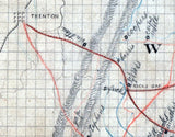 1860s Map of Dade and Walker County Georgia