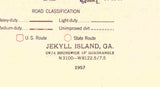 1957 Topo Map of Jekyll Island Georgia Quadrangle