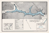 1961 Map of Dow Lake Athens County Ohio