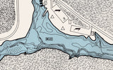 1961 Map of Dow Lake Athens County Ohio