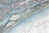 1858 Nautical Map of Charleston Harbor South Carolina