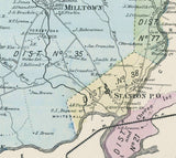 1868 Map of Mill Creek New Castle County Delaware